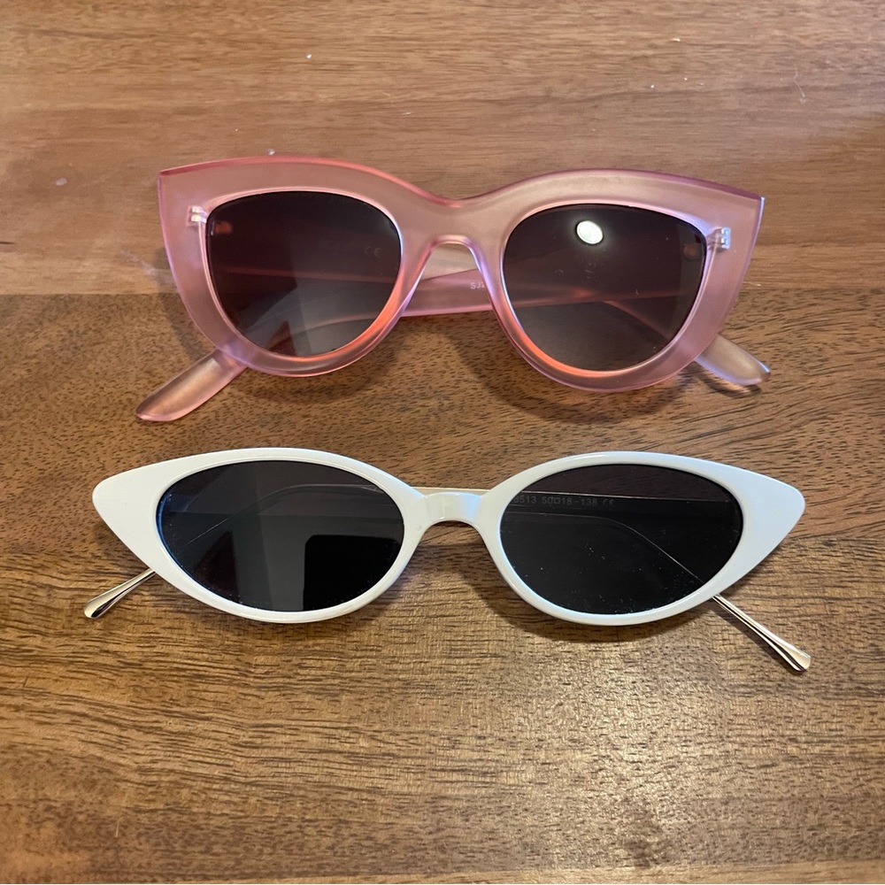 Cat eye sunglass bundle